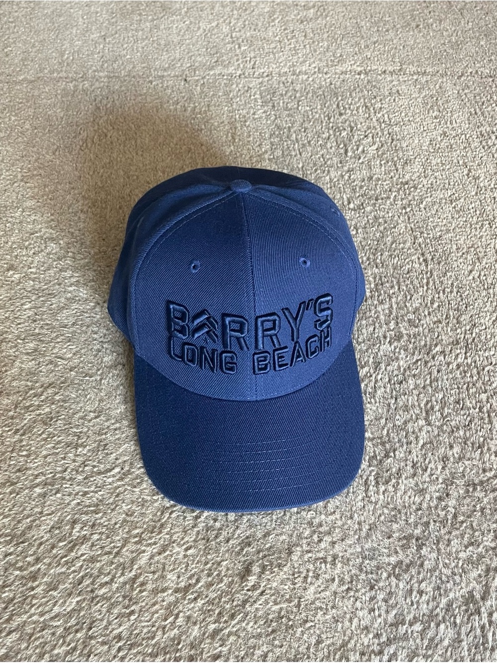 BARRYS BOOTCAMP LONG BEACH 🏝️ NAVY SnapBack Hat 🧢 NWOT 🏷️ MSRP: $45